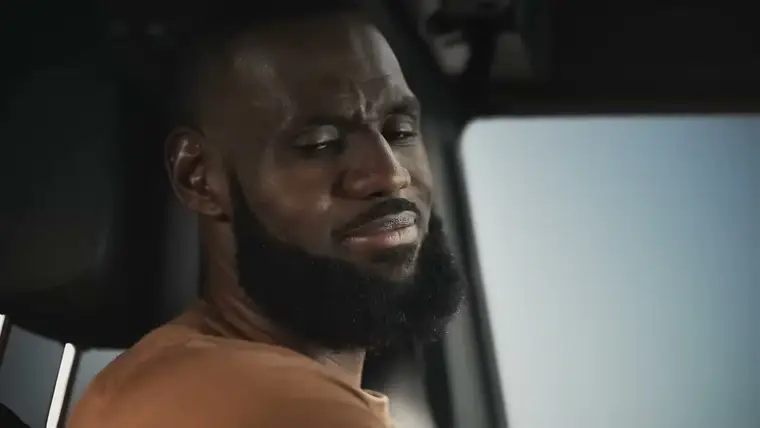 Frame from the GMC Hummer EV commercial